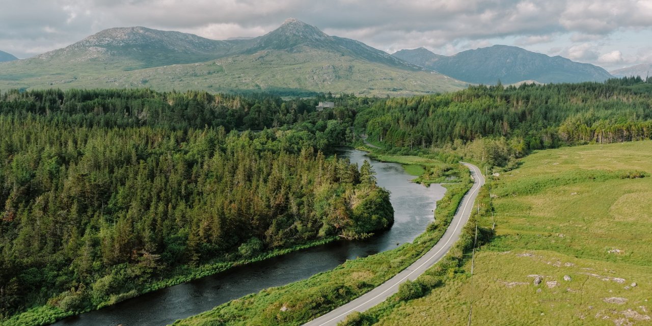 Connemara Road Aerial View