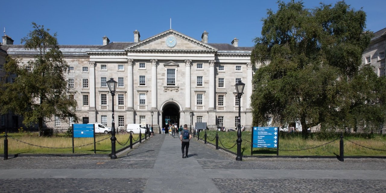 Trinity College Dublin on a summers day 