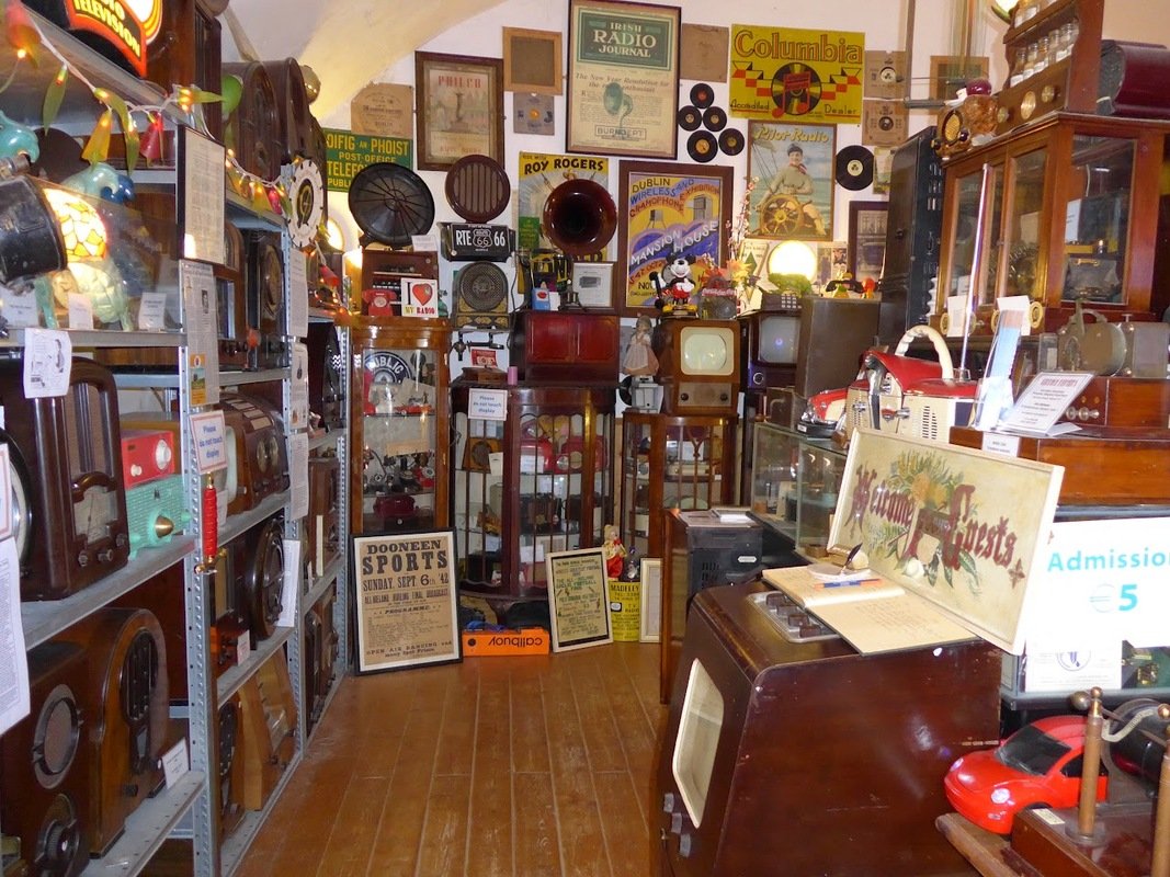 room with antiques